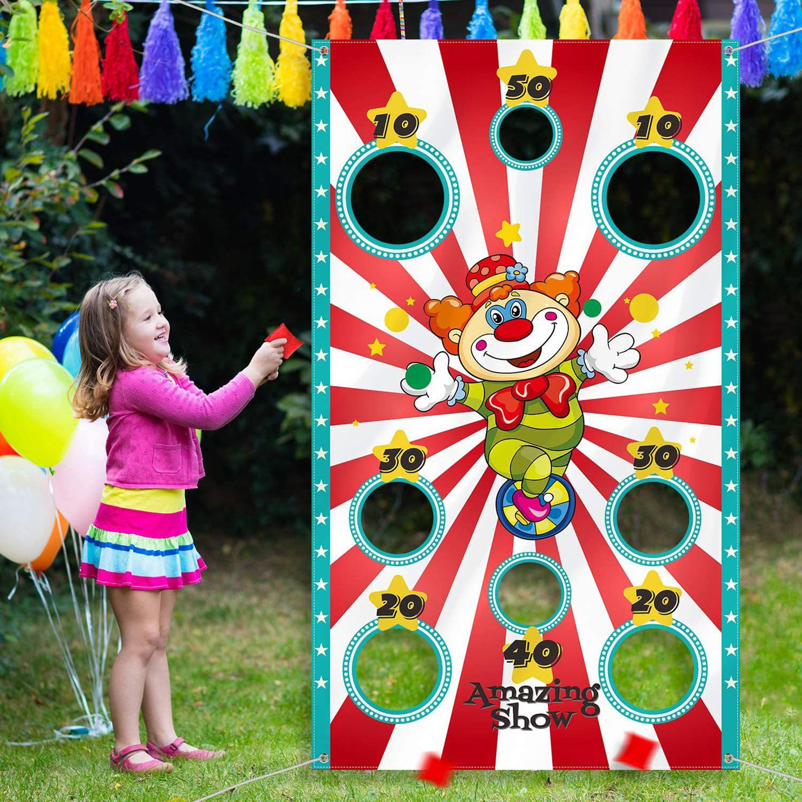 Party Games Kids And Adults - Toss Bean Bags Board Corn Hole