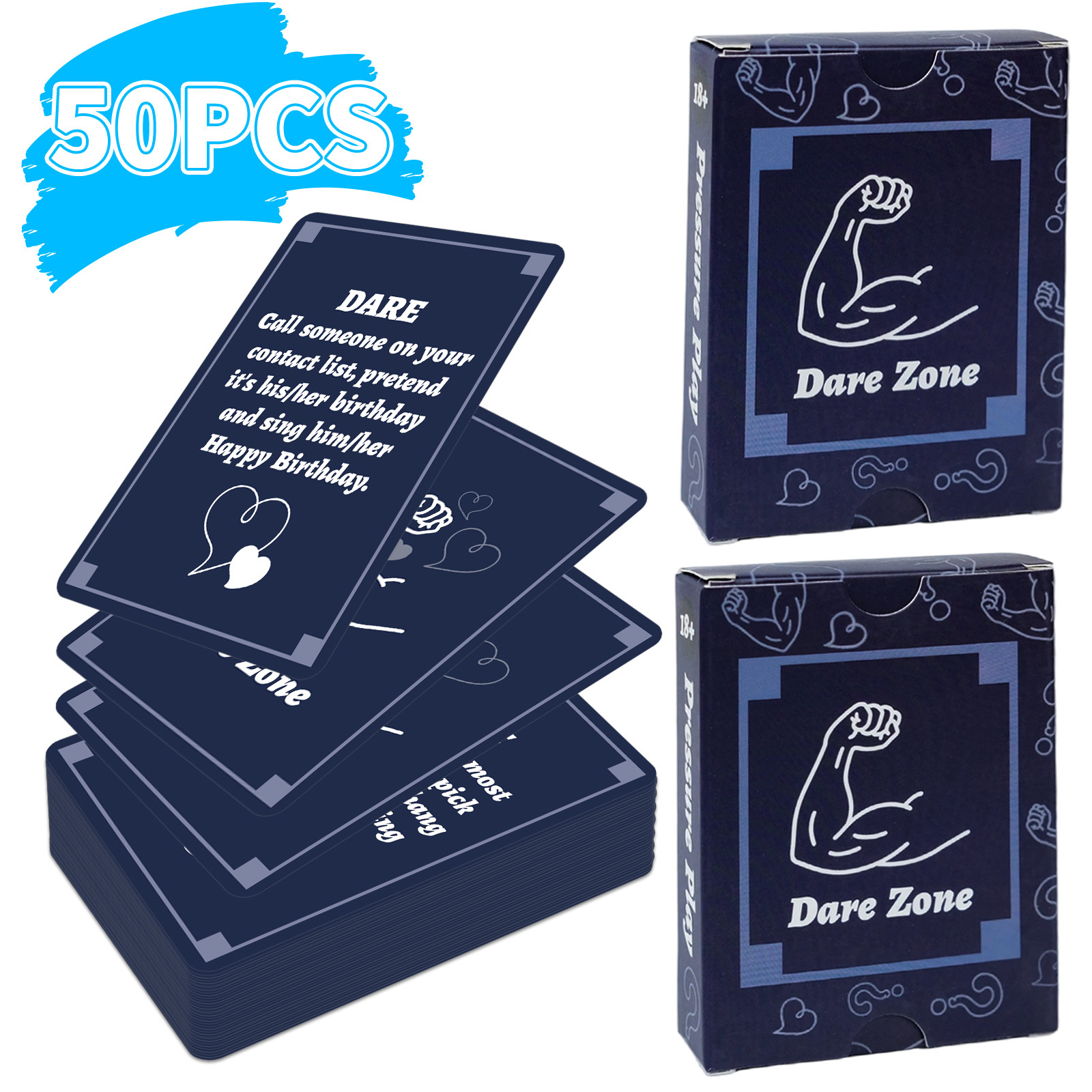 Party Games Group For Adults - 50Pcs Party Game Cards for Adults