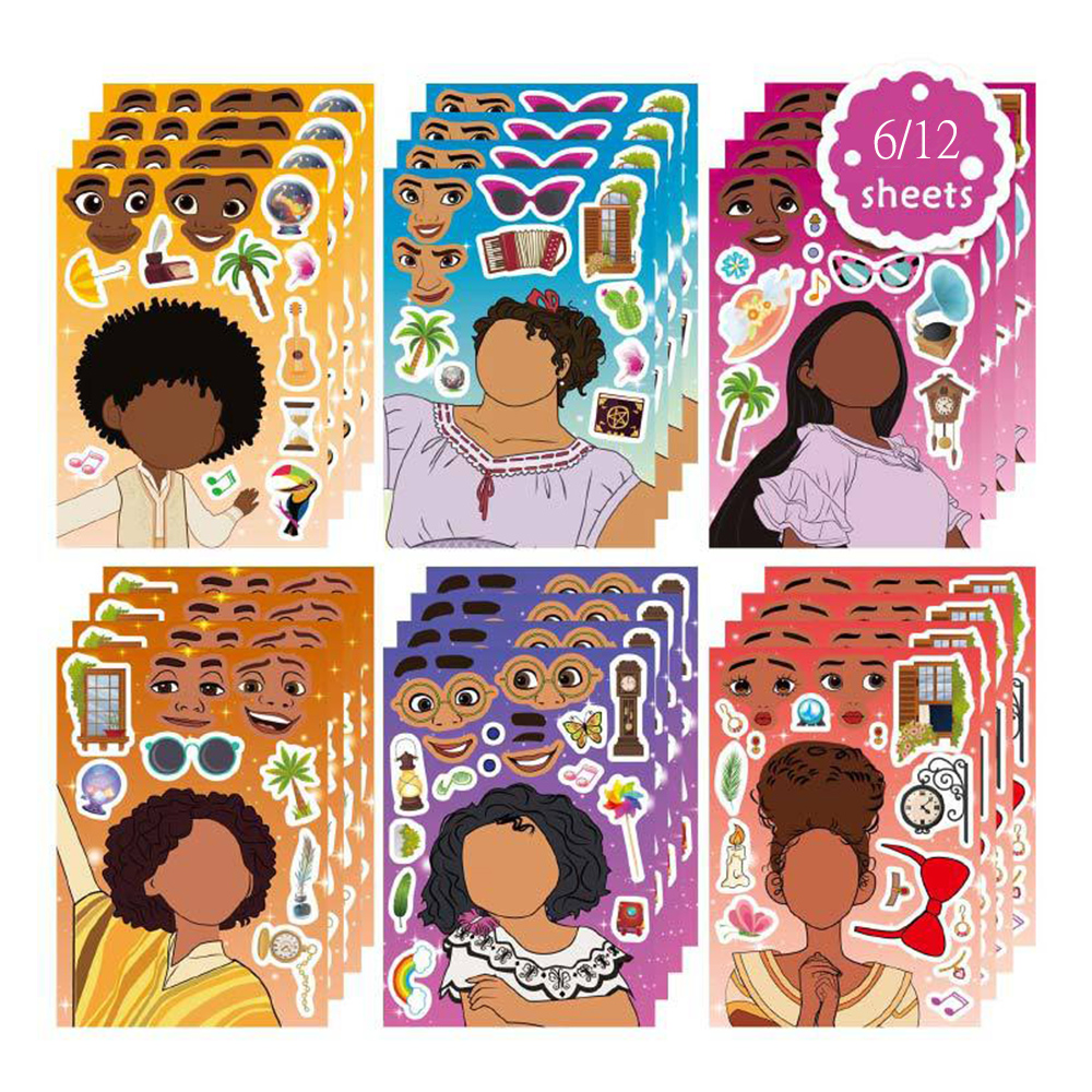 Party Games Instagram - 6/12Sheets Disney Encanto Puzzle Stickers Game