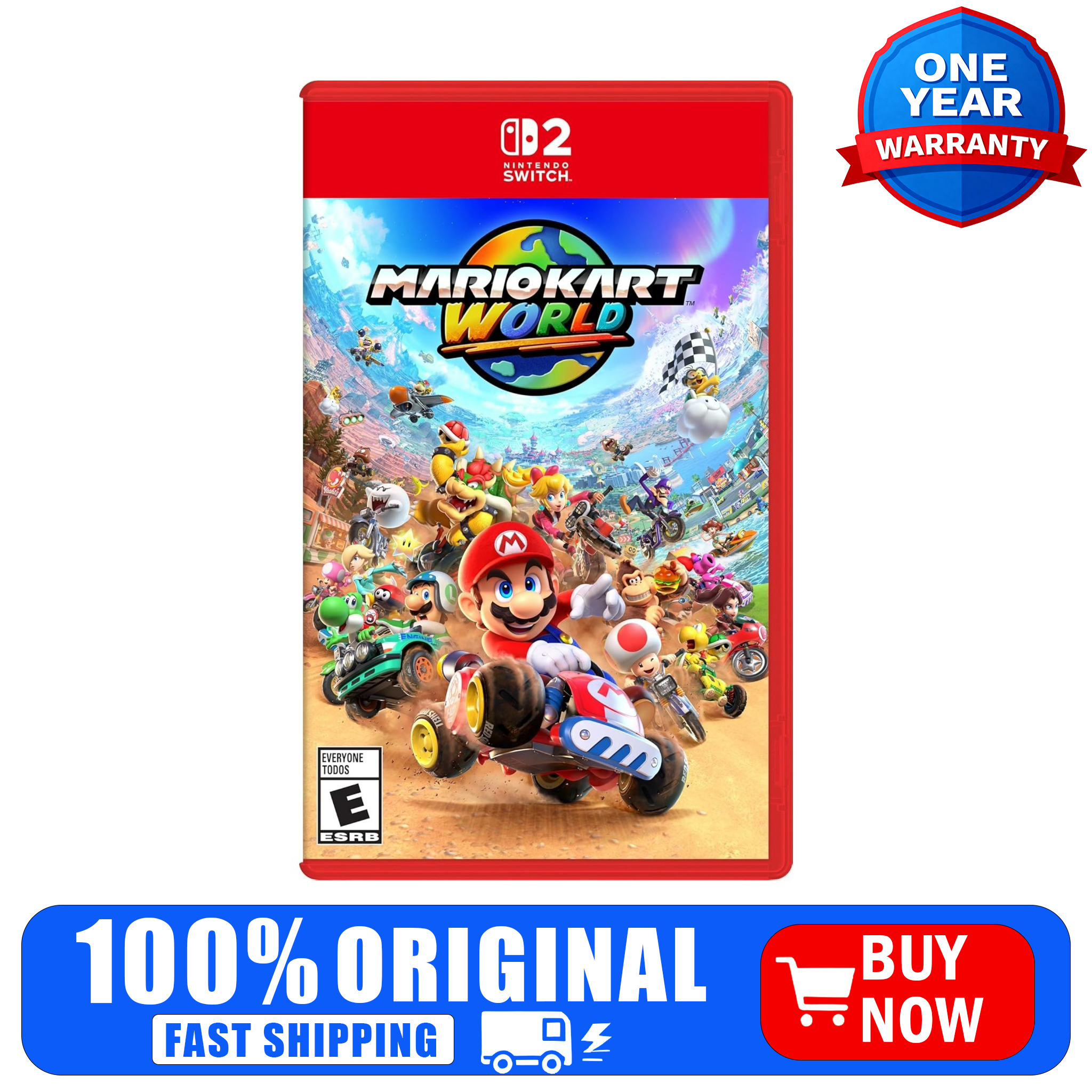 Party Games Nintendo Switch 2 - Mario Kart World Physical Video Game