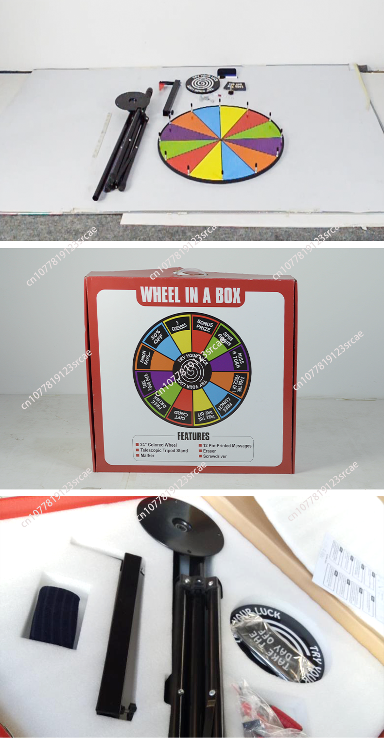 Party Games Spin The Wheel - for 24-Inch Dry Erase Color Prize