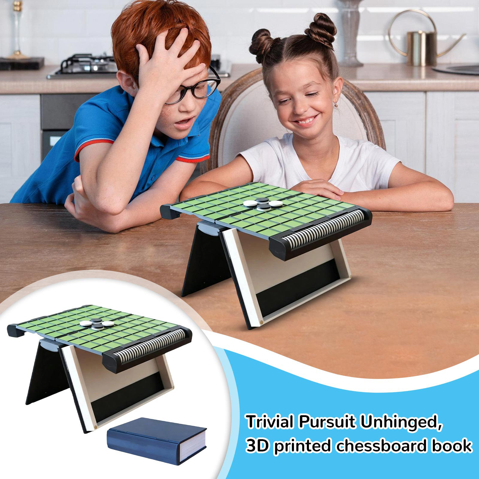 Party Games Gender Reveal - 3D Printed Board Book, Board Game