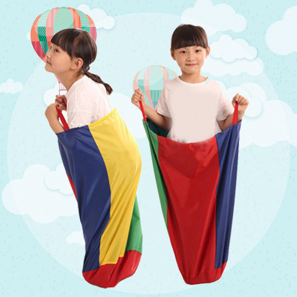 Party Games Kids And Adults - 4Pcs Premium Cloth Sack Race Bags