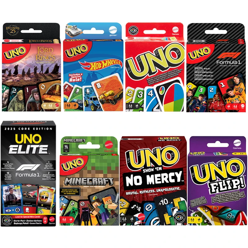 Party Games Mario - UNO Filp Playing Cards games,Super Mario,Minecraft,Lord
