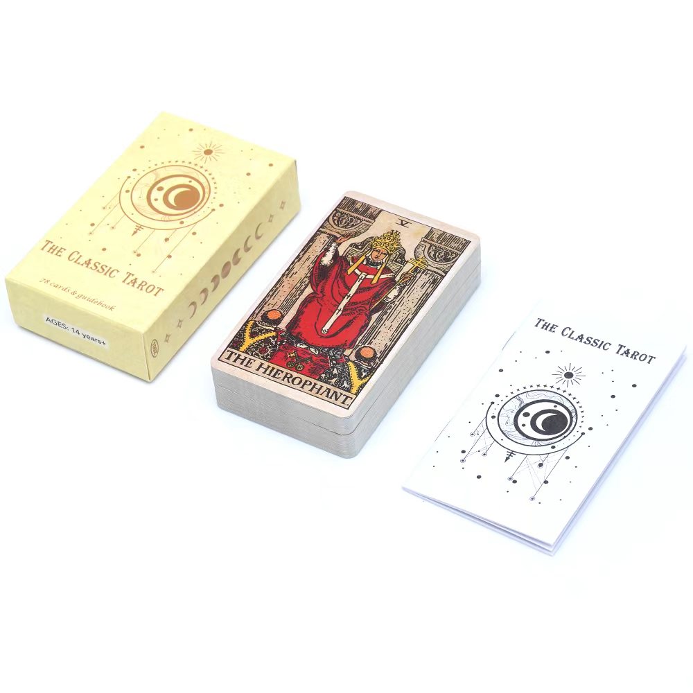 Party Games Easy - The Classic Tarot Cards 78Pcs For