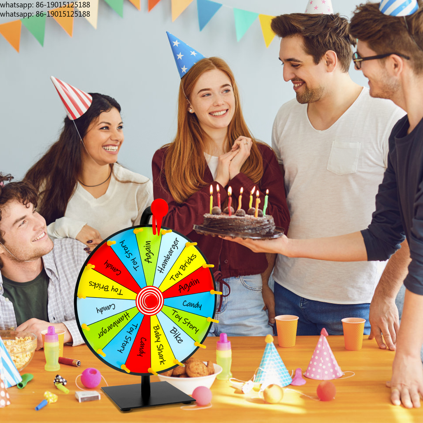 Party Games Spin The Wheel - Prize Wheel Game Spinner DIY Prize