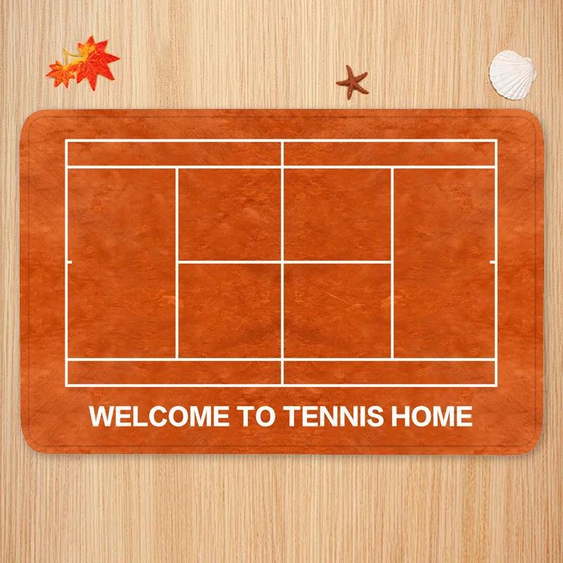 Sports Theme Carpet Mat Tennis - Badminton Set Garden ulasan dan harga