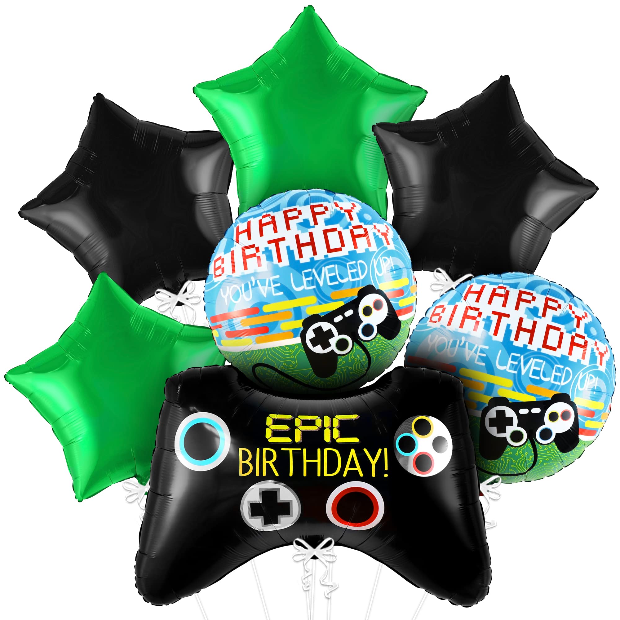 7pcs Video Game Mylar Balloons - Party Games Using Balloons ulasan dan harga