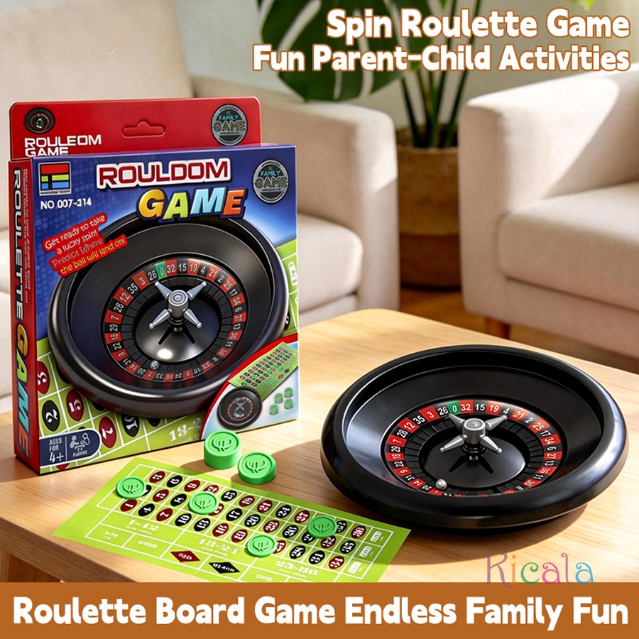 Kids Roulette Board Game Set P - Party Games Spin The Wheel ulasan dan harga