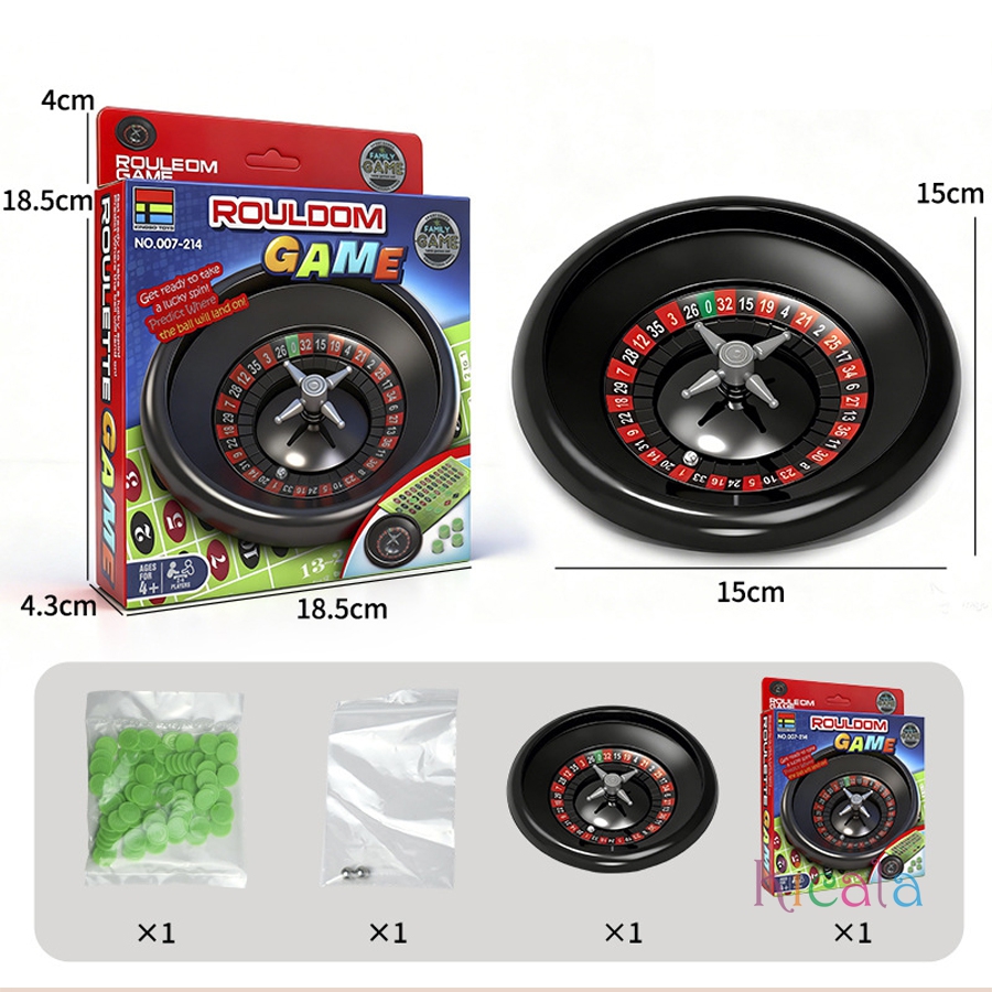 Kids Roulette Board Game Set P - Party Games Spin The Wheel ulasan dan harga