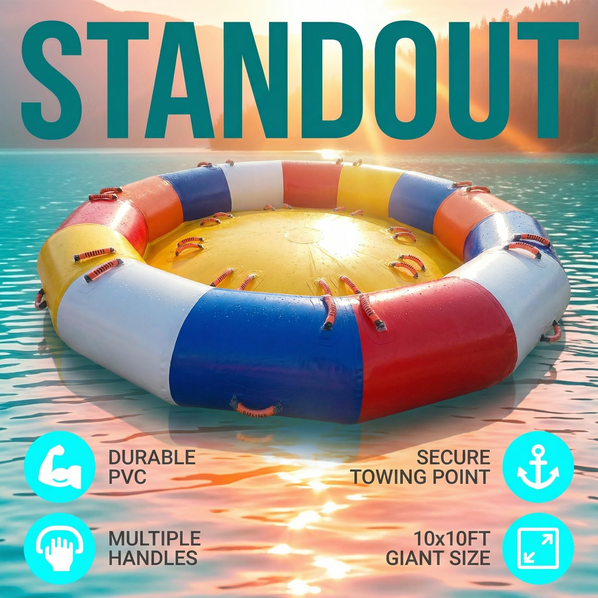 10FT Inflatable Disco Boat Spi - Party Games Group For Adults ulasan dan harga