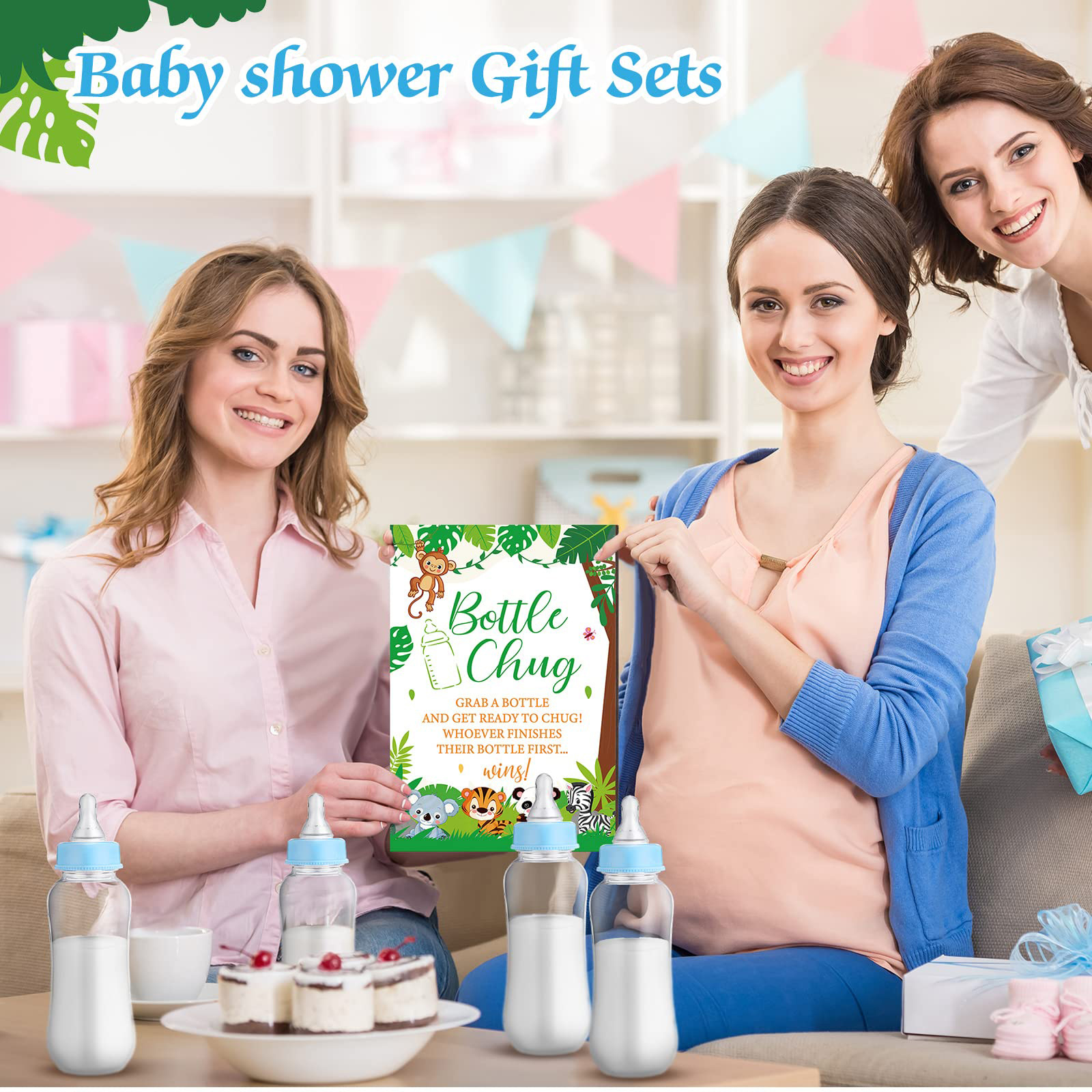 12-48Pieces Baby Shower Game C - Party Games Gender Reveal ulasan dan harga