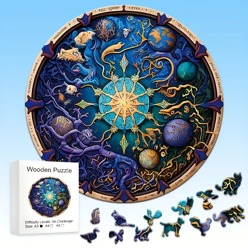 Wooden Jigsaw Puzzles for Adul - Party Games Adults Funny ulasan dan harga