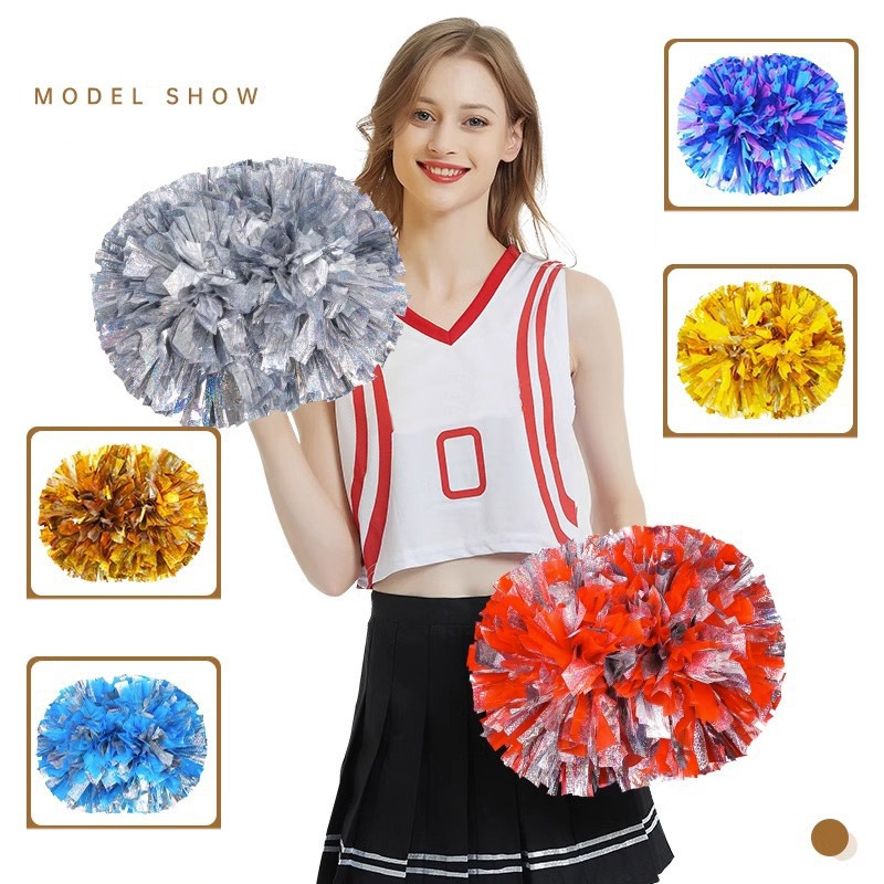 2pcs Cheerleading Pom Poms Gam - Party Games Competition ulasan dan harga
