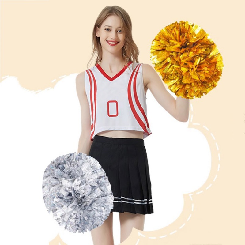 2pcs Cheerleading Pom Poms Gam - Party Games Competition ulasan dan harga