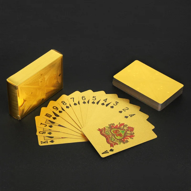 Gold Foil Skull Poker Cards Wa - Party Games Gender Reveal ulasan dan harga