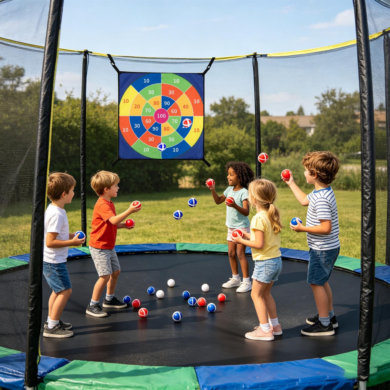 Trampoline Sticky Ball Dart Bo - Party Games For 5 Year Olds Indoors ulasan dan harga