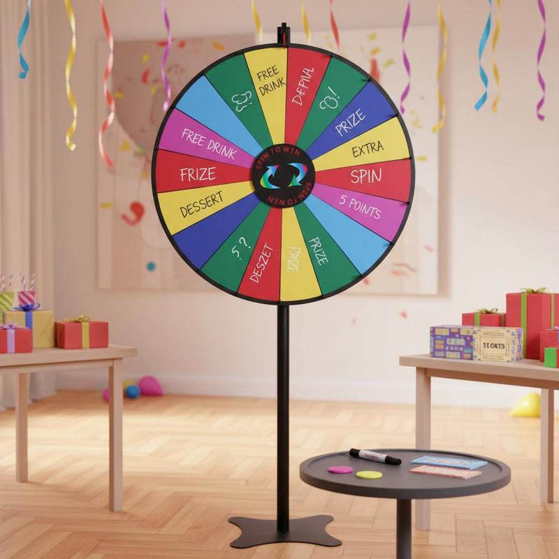 36 inch Spinning Prize Wheel,  - Party Games Spin The Wheel ulasan dan harga