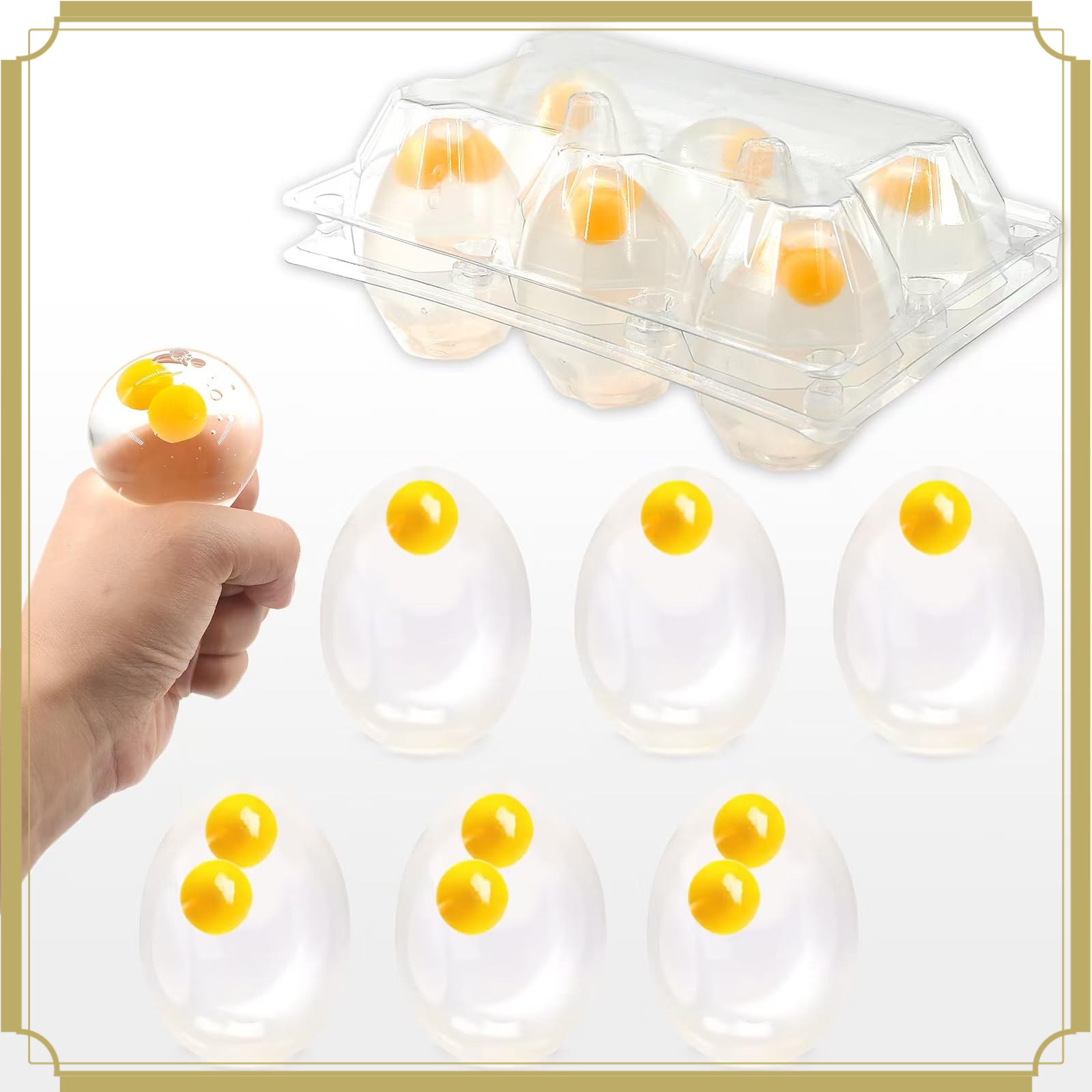 Aesthetic Clear Egg Toy: Funny - Party Games Adults Funny ulasan dan harga