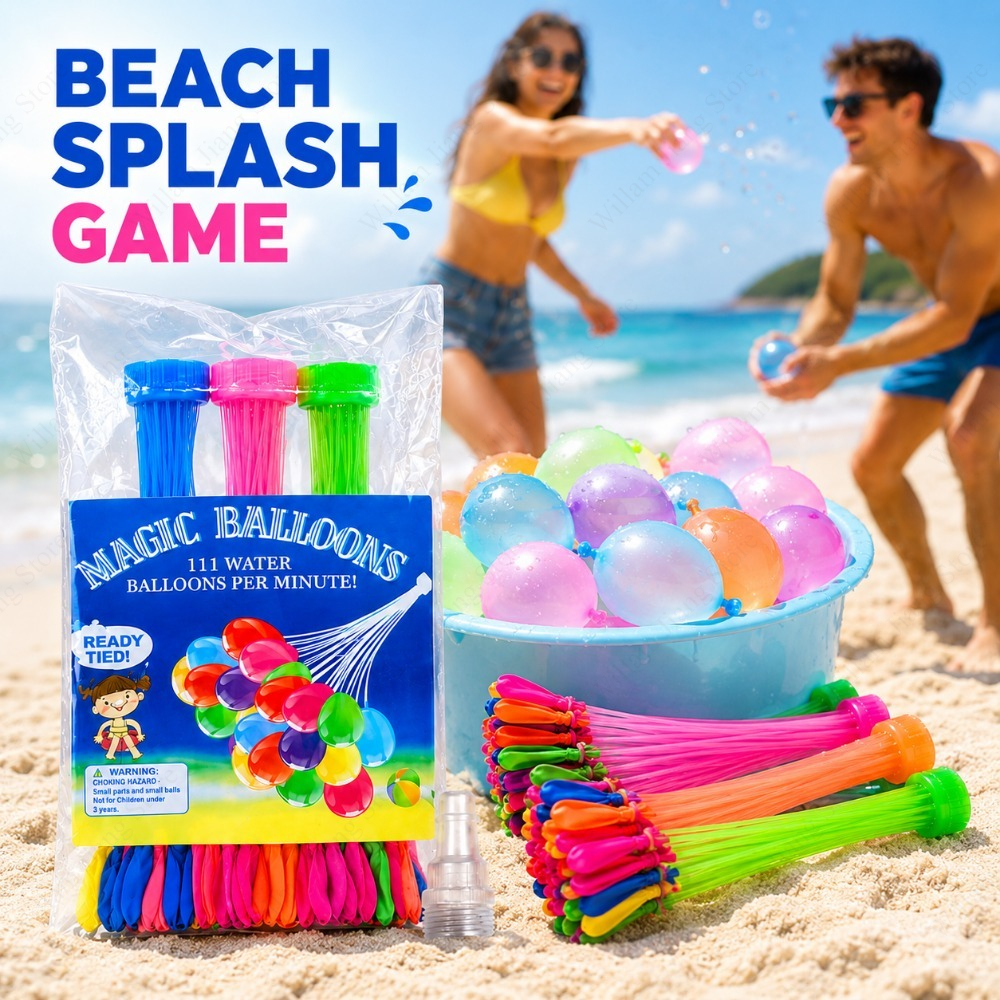 1/3/5 PCS Quick Fill Water Bal - Party Games Using Balloons ulasan dan harga