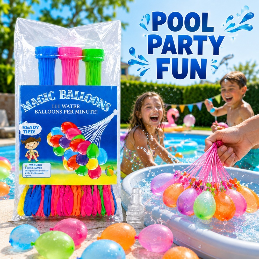 1/3/5 PCS Quick Fill Water Bal - Party Games Using Balloons ulasan dan harga