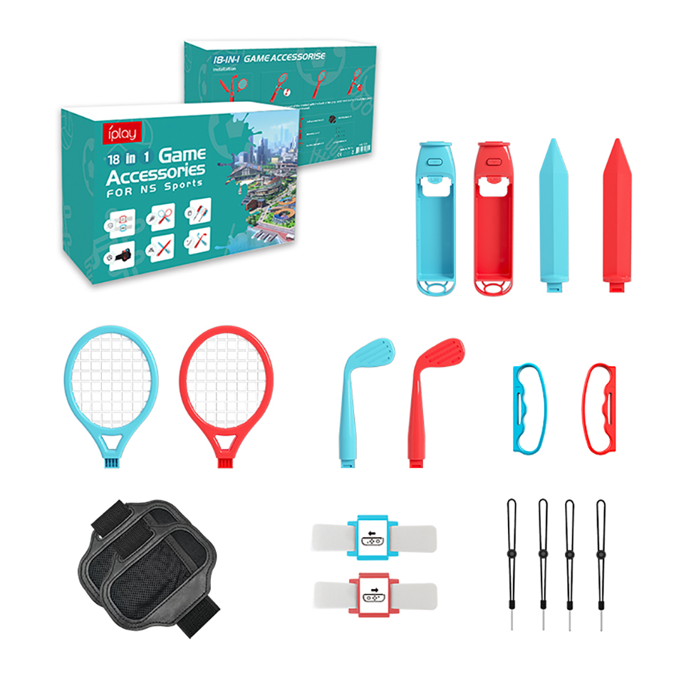 18 in 1 Accessories Kit for Sw - Party Games Nintendo Switch ulasan dan harga