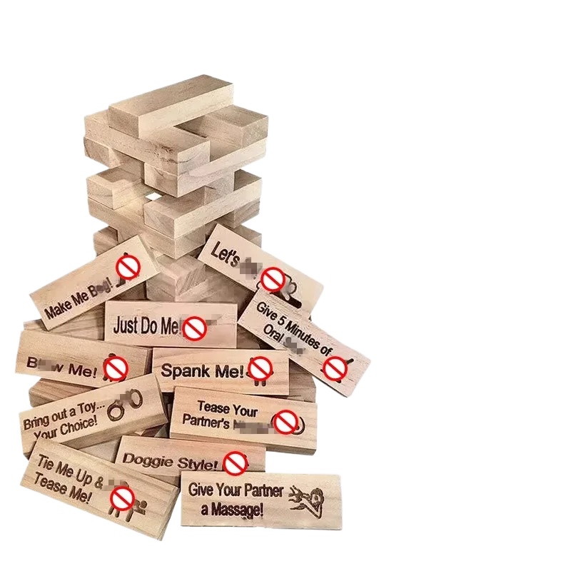 48 PCS Block Tower Game Couple - Party Games Ideas For Adults ulasan dan harga