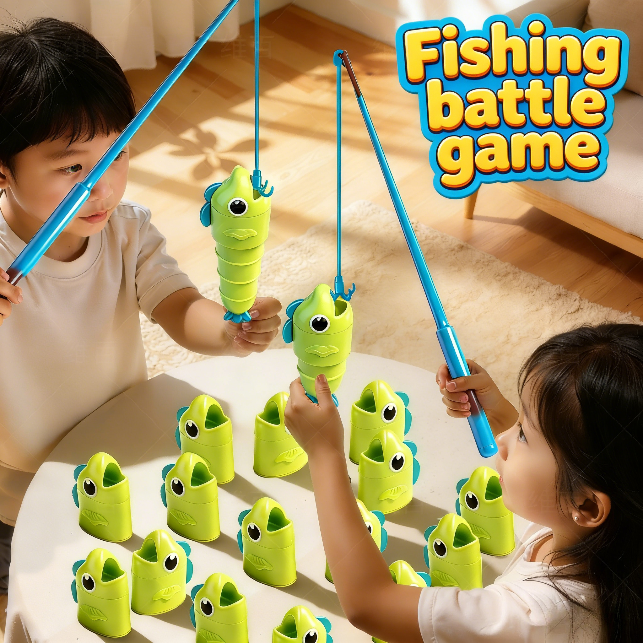 Funny Telescoping Fishing Toy  - Party Games Competition ulasan dan harga
