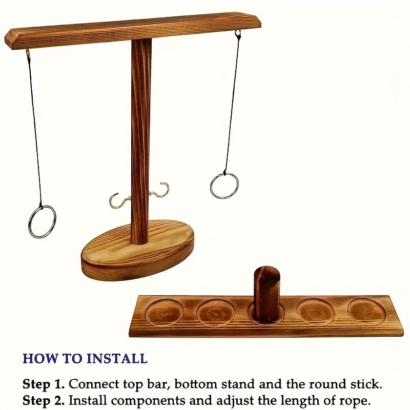 Ultimate Wooden Ring Throw Gam - Party Games Easy ulasan dan harga
