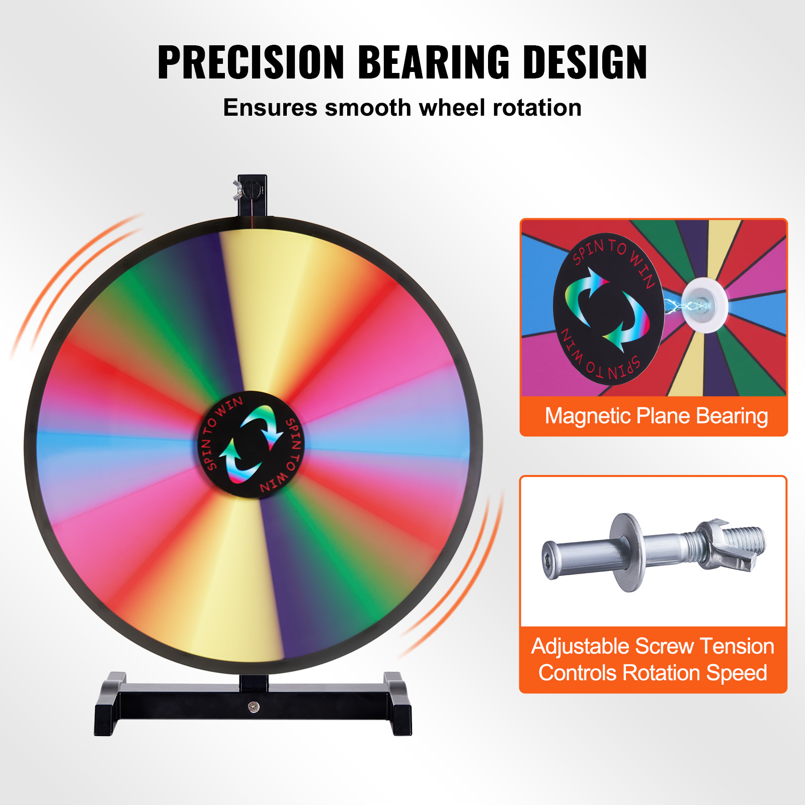 SucceBuy 18/24/36 inch Spinnin - Party Games Spin The Wheel ulasan dan harga