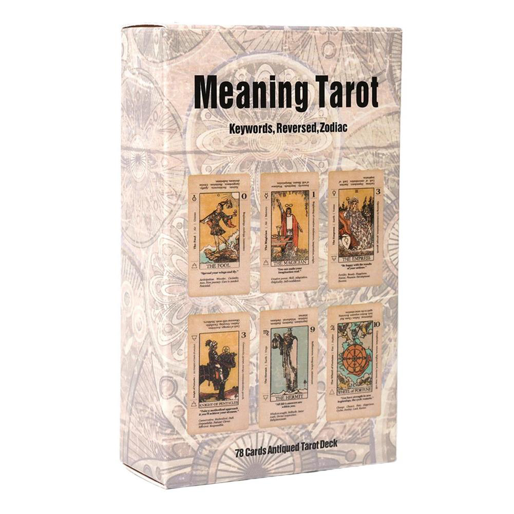 78pcs Meaning Tarot Cards Fami - Party Games Meaning ulasan dan harga