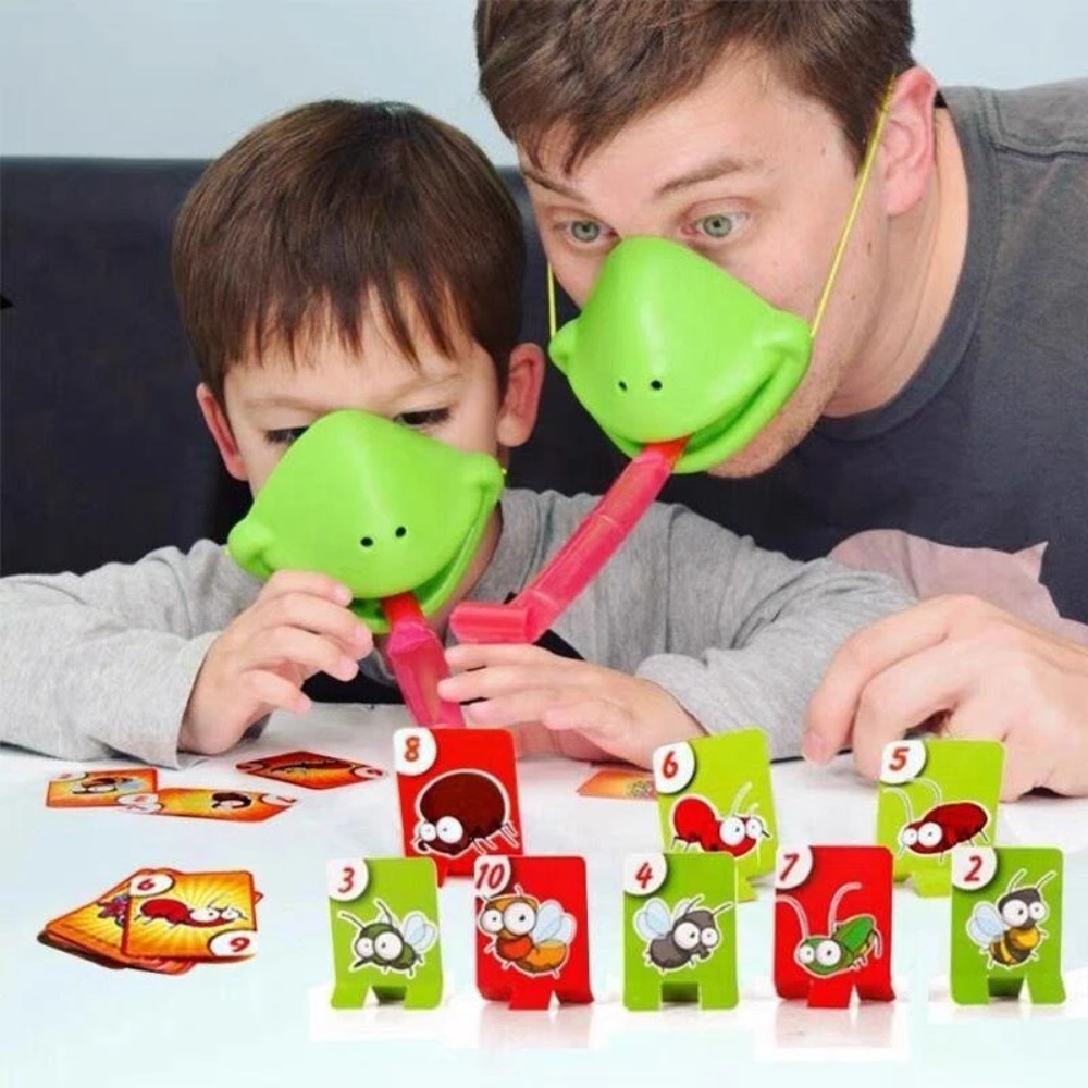 Frog Lizard Mask Wagging Tongu - Party Games Cards ulasan dan harga
