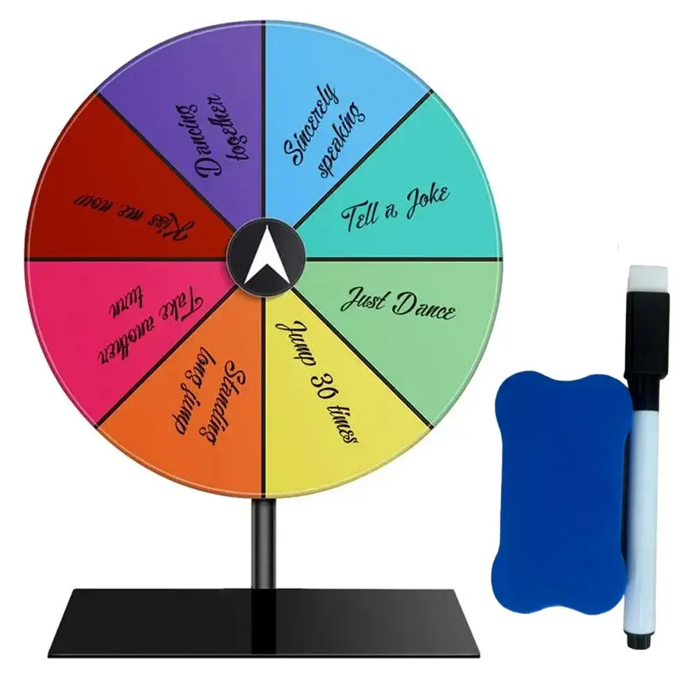 Heavy Duty Dry Erase Prize Spi - Party Games Spin The Wheel ulasan dan harga