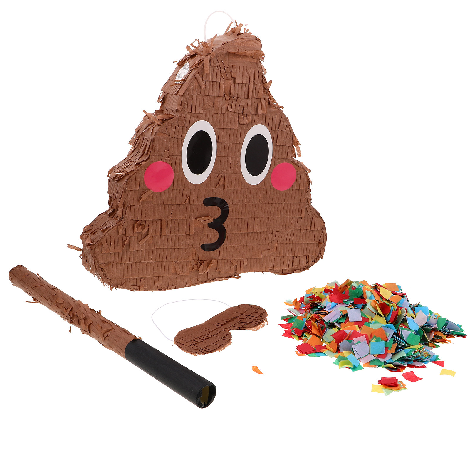 1Set Poop Party Pinata for Bir - Party Games Easy ulasan dan harga