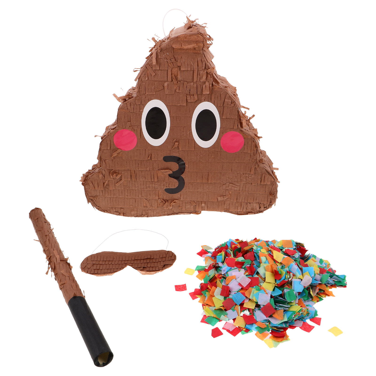 1Set Poop Party Pinata for Bir - Party Games Easy ulasan dan harga