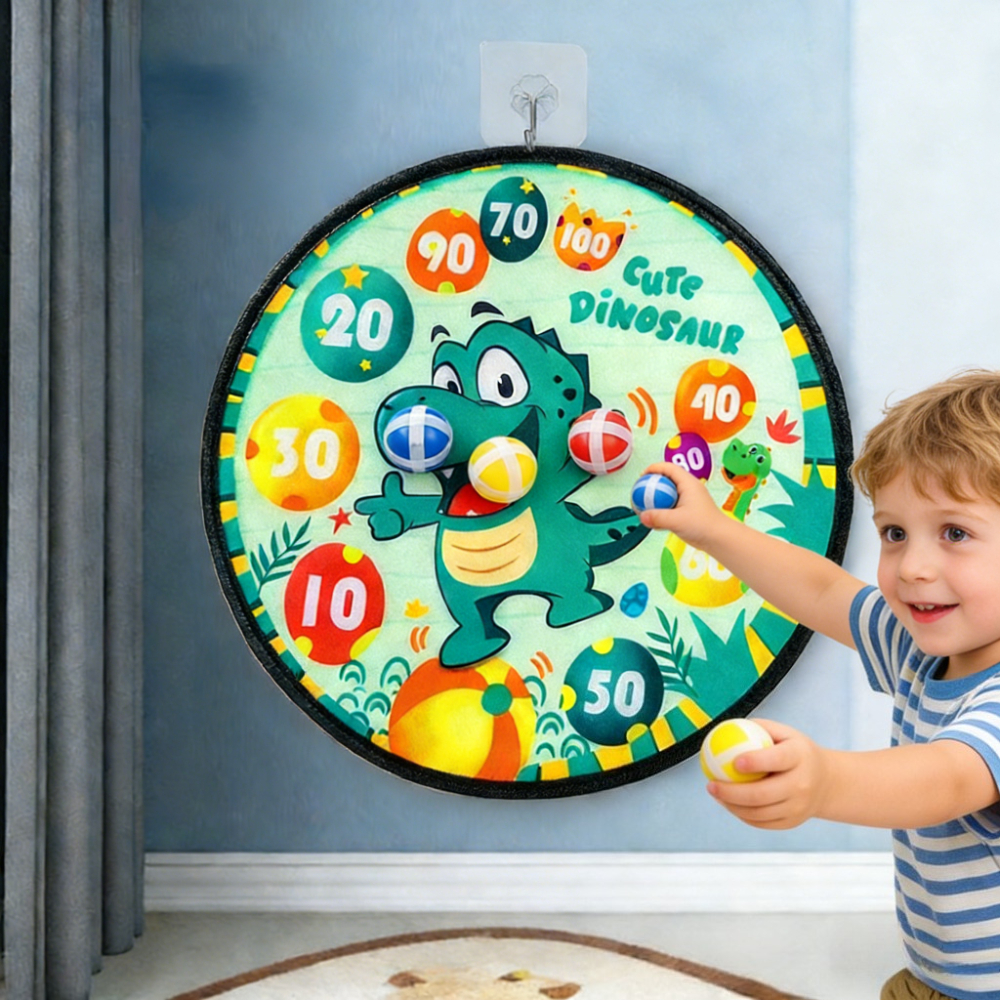 Large Kids Dart Board with Sti - Party Games For 5 Year Olds Indoors ulasan dan harga