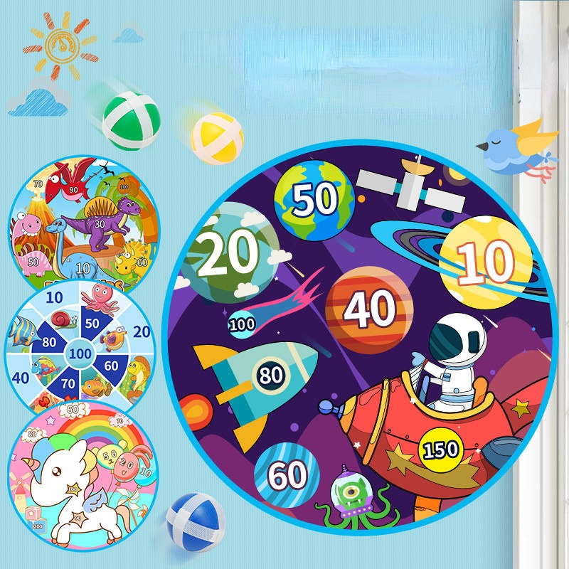 Large Kids Dart Board with Sti - Party Games For 5 Year Olds Indoors ulasan dan harga