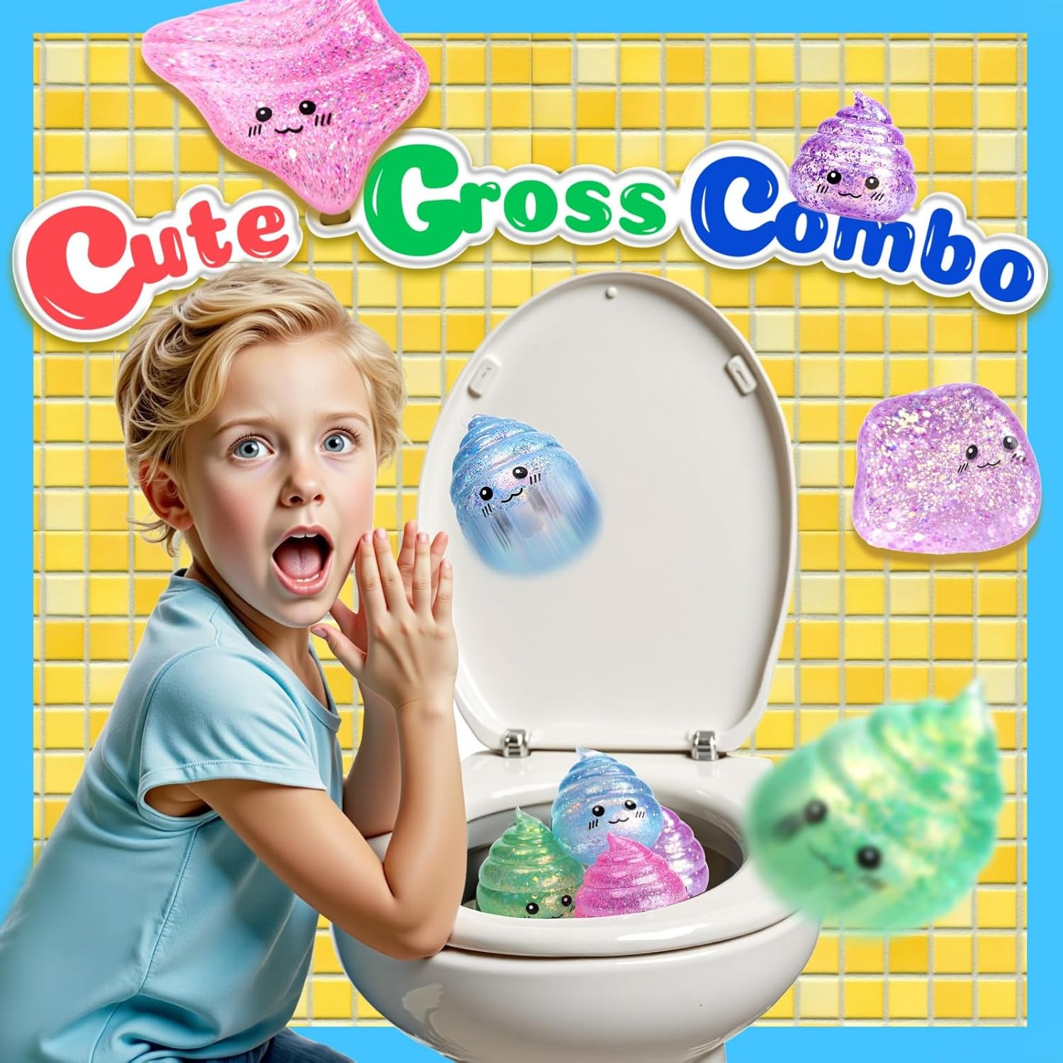 Novelty Squishy Poo Stress Bal - Party Games Adults Funny ulasan dan harga