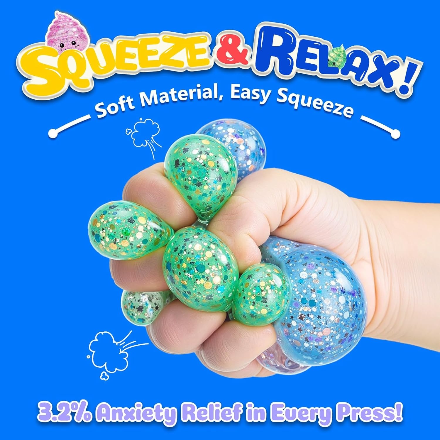 Novelty Squishy Poo Stress Bal - Party Games Adults Funny ulasan dan harga