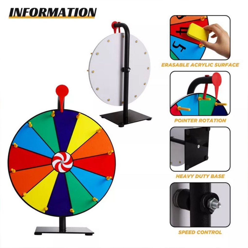 Wall Mounted Editable Spin Whe - Party Games Spin The Wheel ulasan dan harga