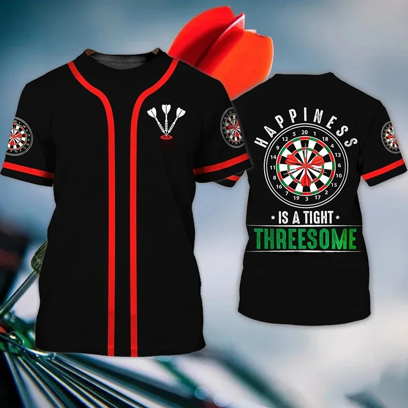 Darts Roulette T-shirt Men's B - Party Games Competition ulasan dan harga