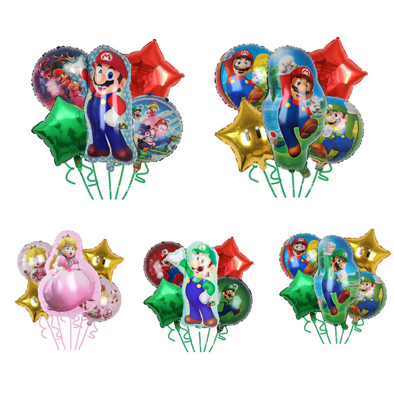 Super Mary Balloon Set Peach P - Party Games Mario ulasan dan harga