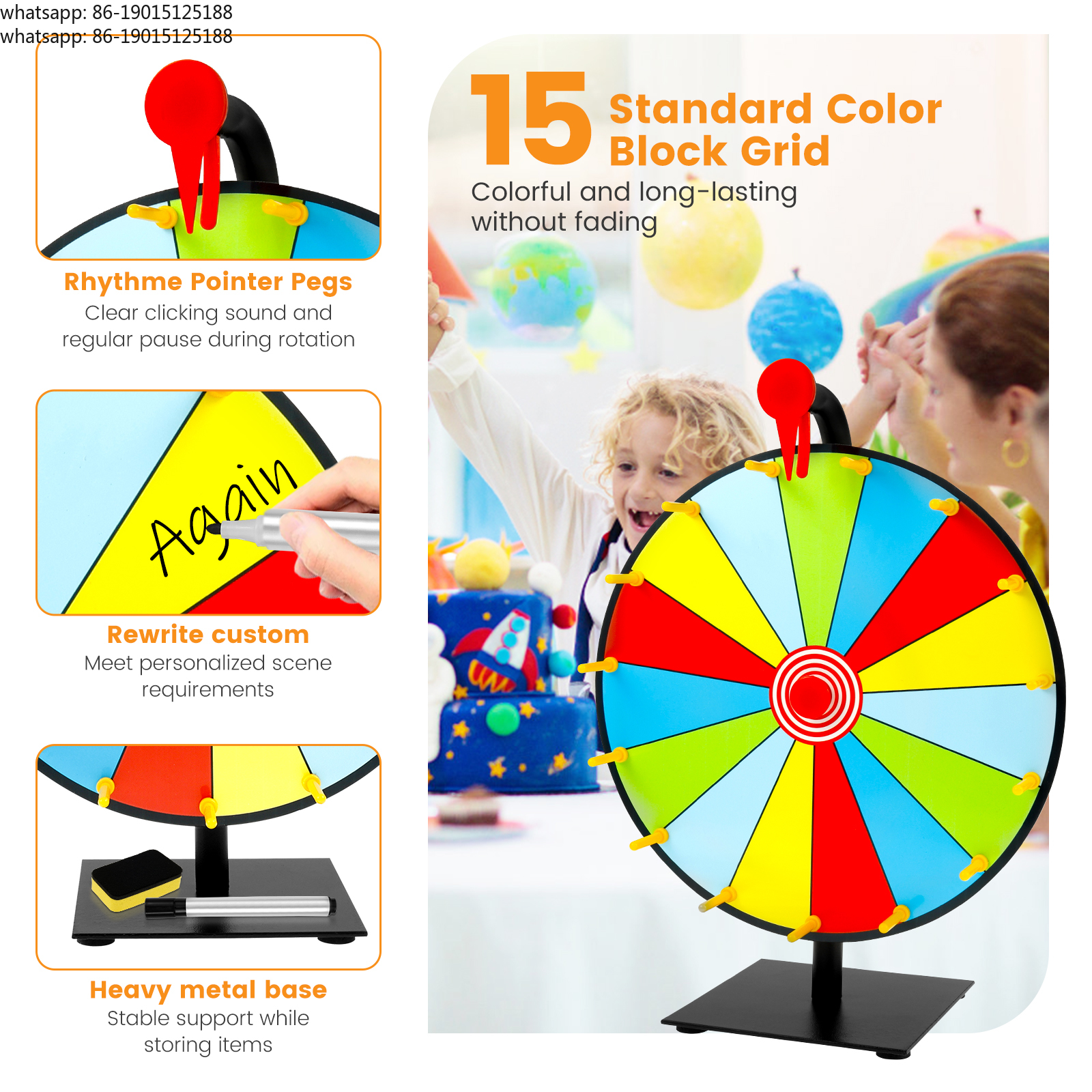 Prize Wheel Game Spinner DIY P - Party Games Spin The Wheel ulasan dan harga