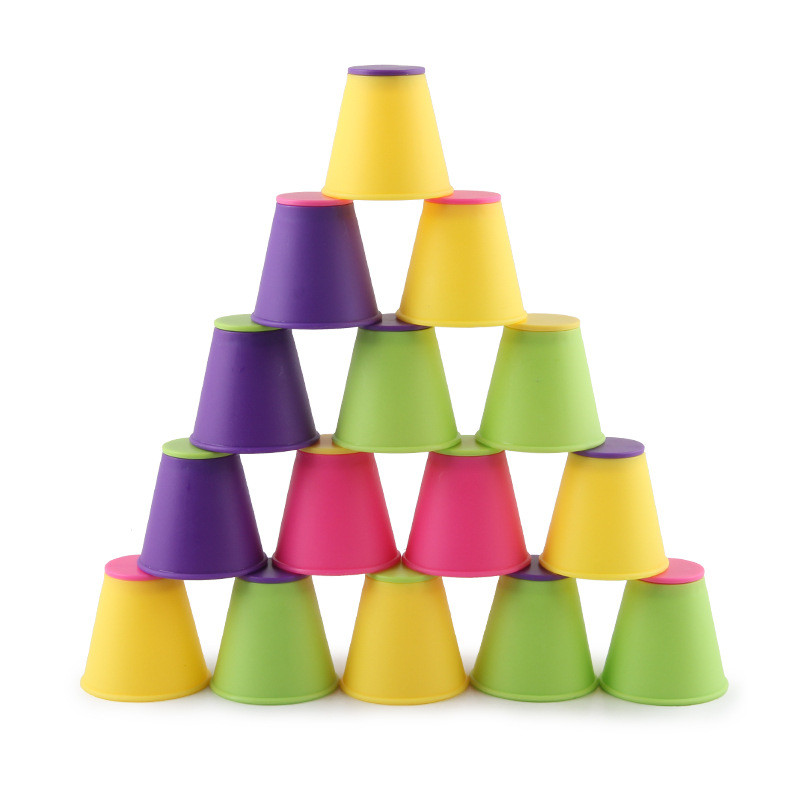 Folding Cup Stracking Game spo - Party Games Competition ulasan dan harga