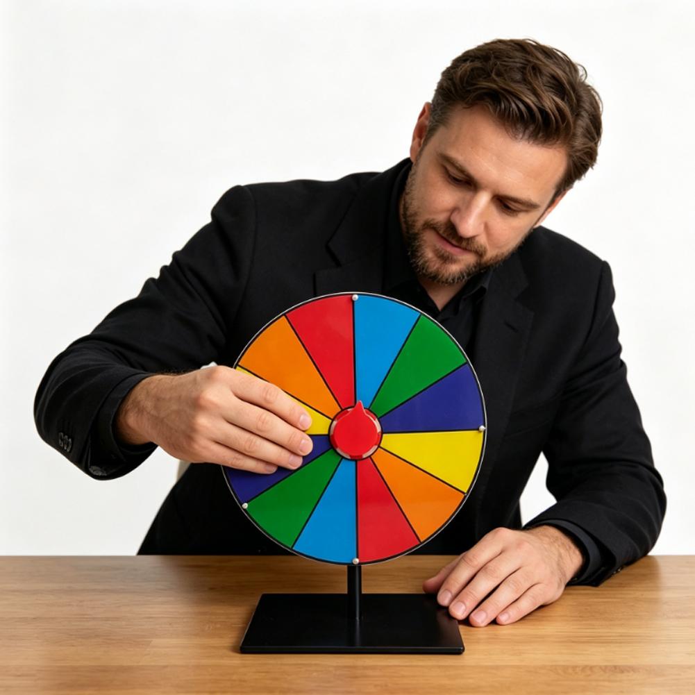 20cm Tabletop Prize Wheel Colo - Party Games Spin The Wheel ulasan dan harga
