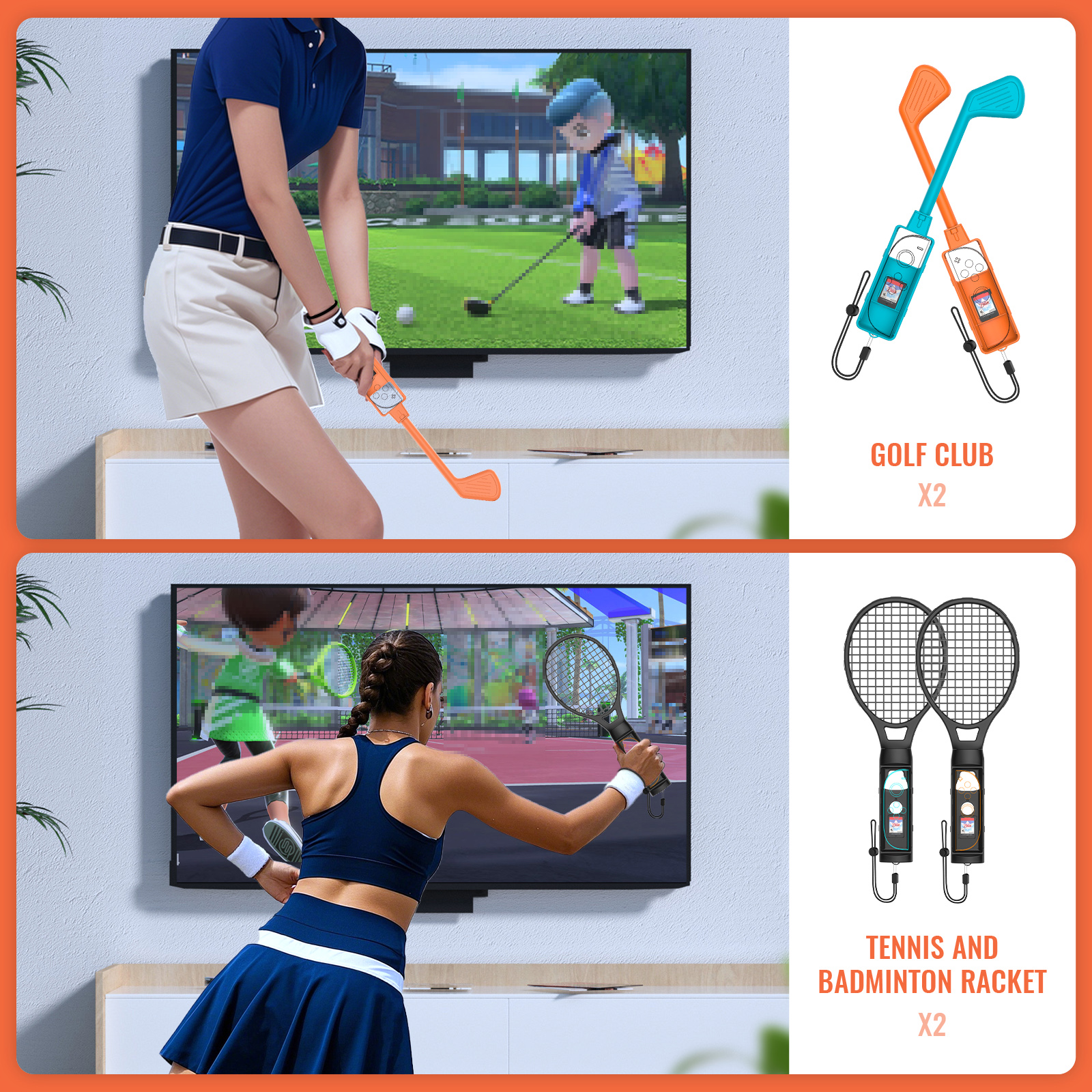 12 in 1 Sports Accessories Set - Party Games Nintendo Switch 2 ulasan dan harga