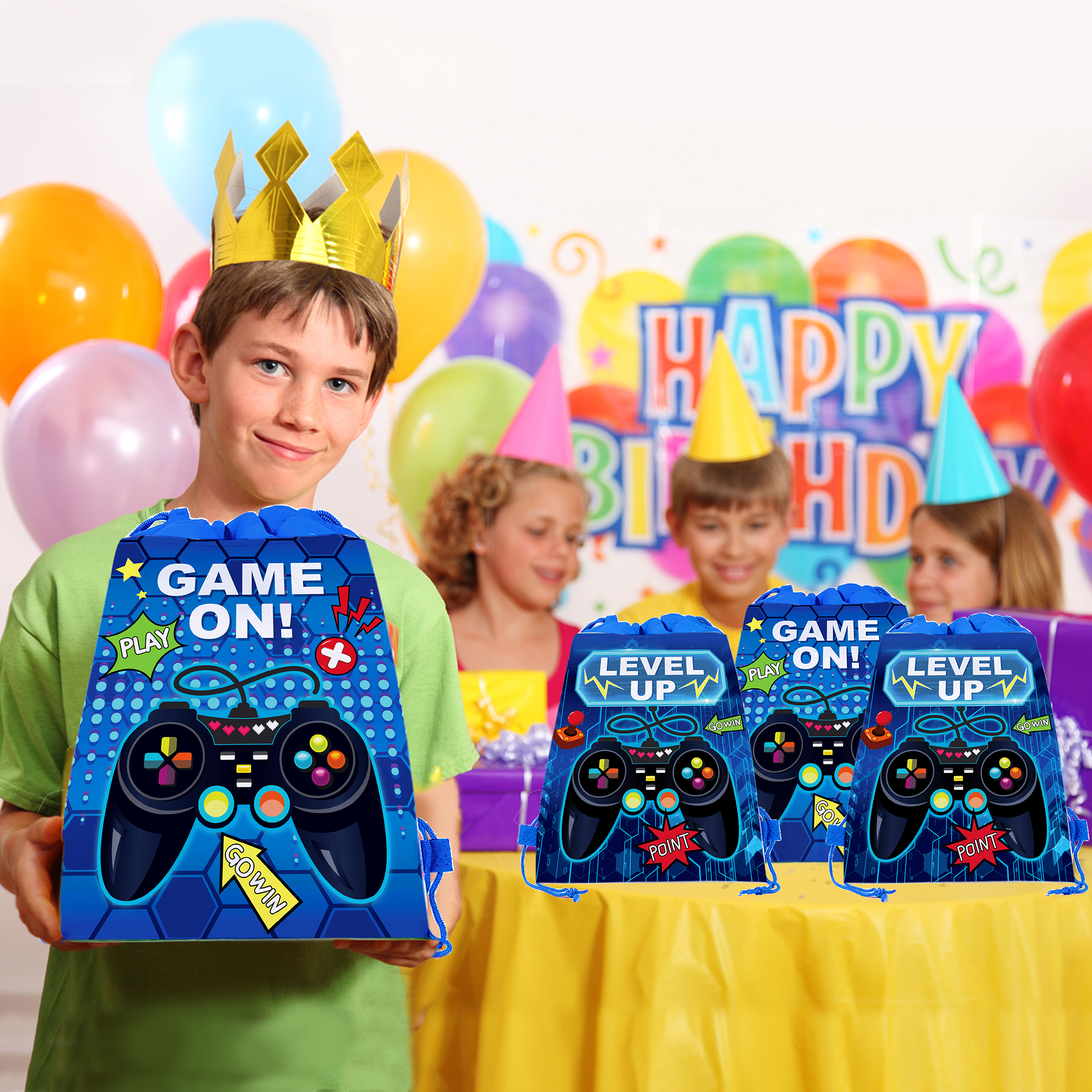 Cartoon Handle Game Birthday N - Party Games Gender Reveal ulasan dan harga