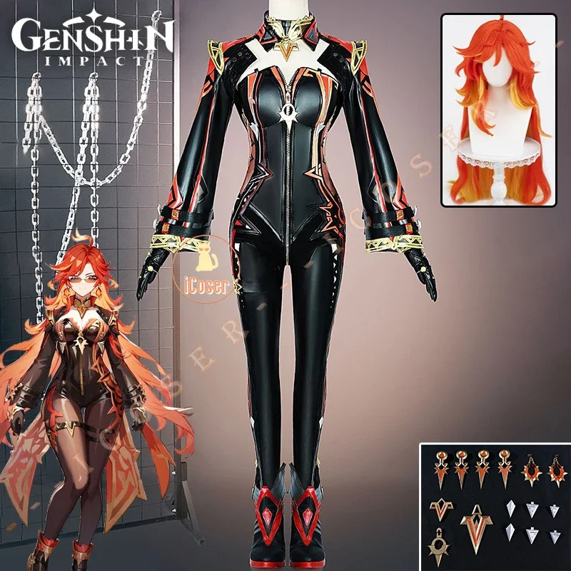 Genshin Impact Mavuika Cosplay - Party Games Youtube ulasan dan harga
