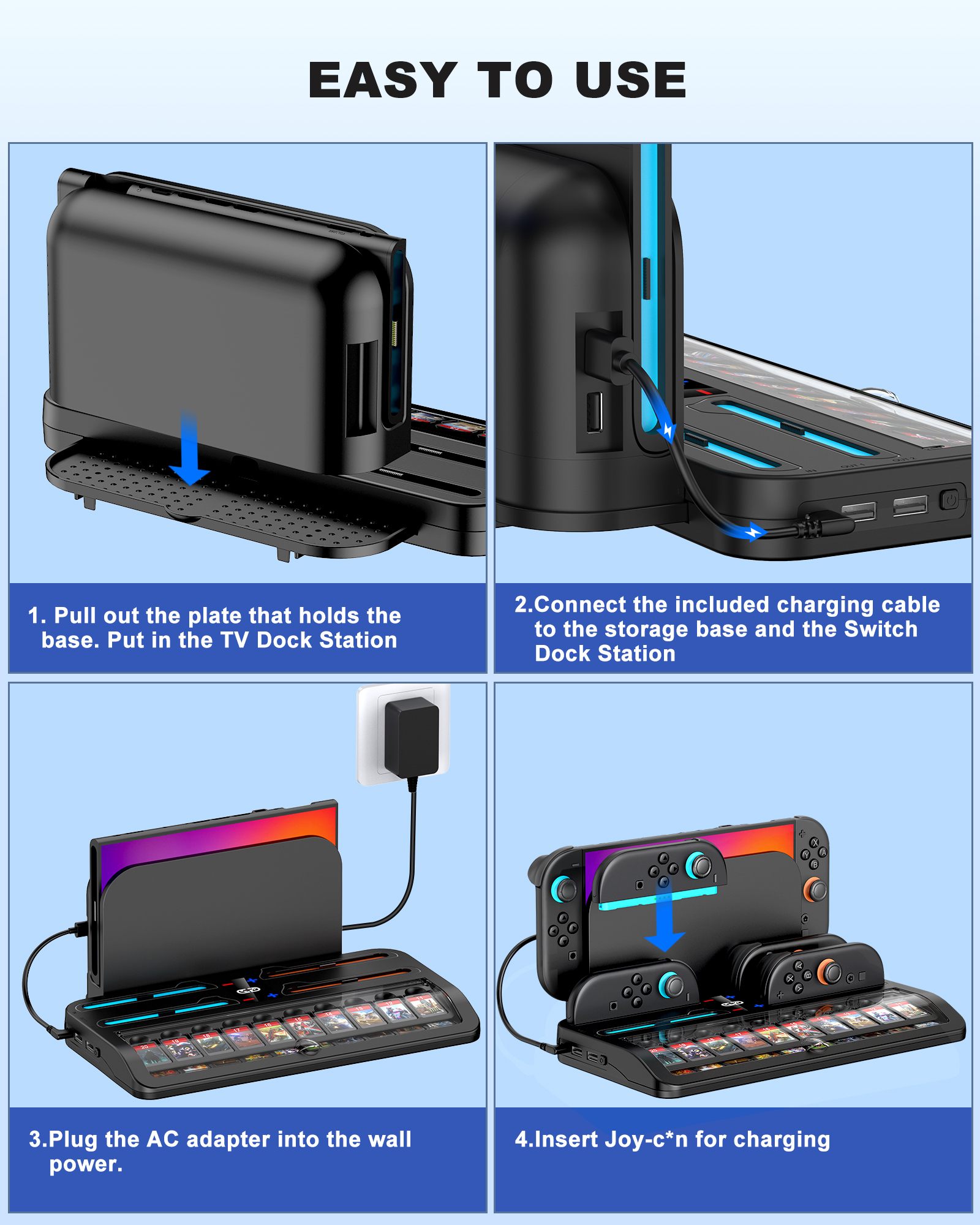 BEBONCOOL SC200 Switch2 Chargi - Party Games Nintendo Switch 2 ulasan dan harga
