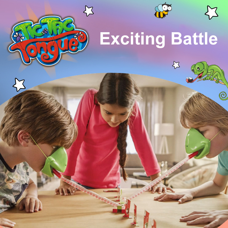 Frog Mask Toy Frog Tongue Stic - Party Games Competition ulasan dan harga